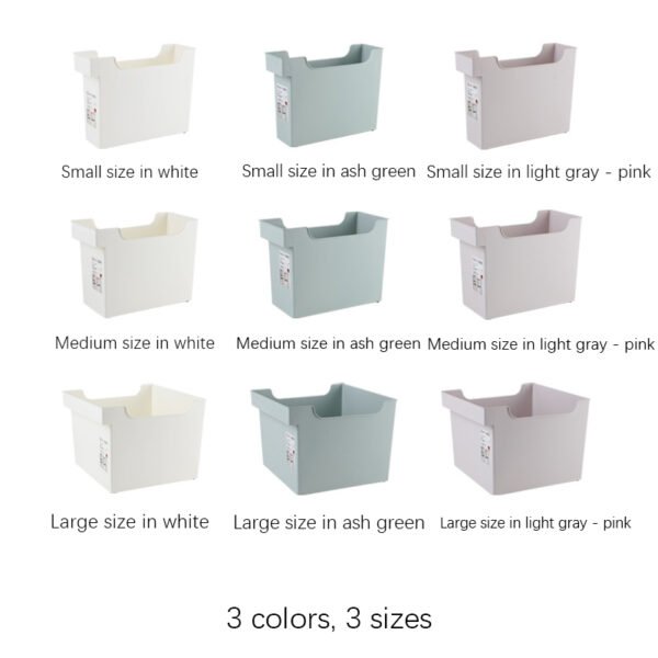 Multi-purpose Plastic Storage Bins: Ideal for Kitchen, Bedroom, and Beyond - Image 4