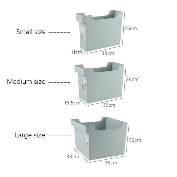 Multi-purpose Plastic Storage Bins: Ideal for Kitchen, Bedroom, and Beyond - Image 6