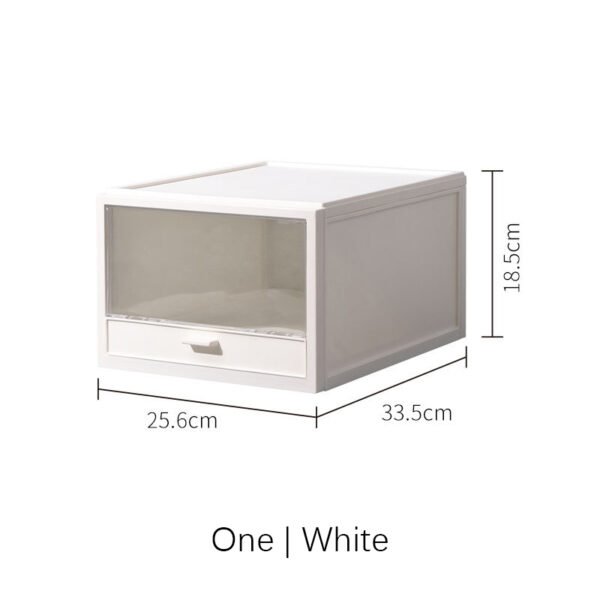 Thickened, Stackable, Transparent Plastic Shoe Boxes for Men and Women - Drawer - style Shoe Storage Solution - Image 7