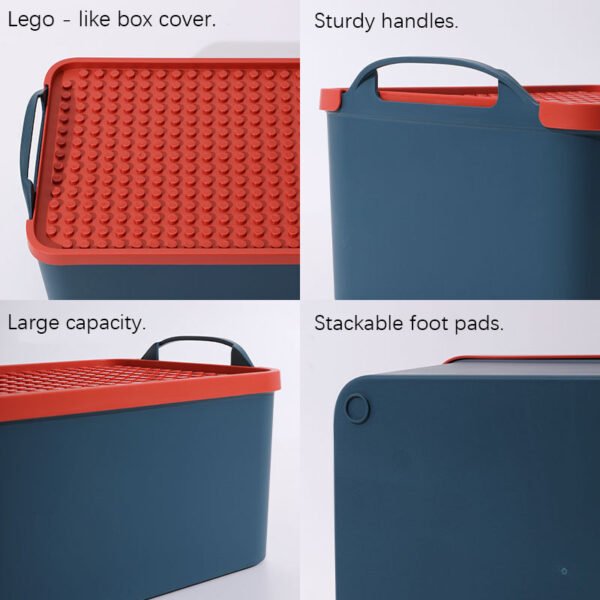 LEGO-Compatible Storage Boxes: Ideal for Organizing Small LEGO Bricks and Pieces - Image 3