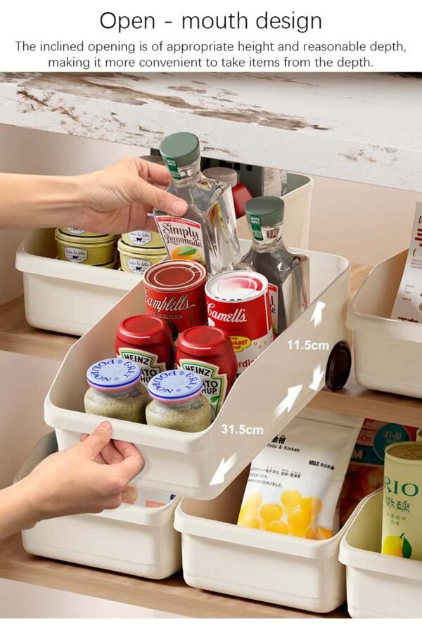 Elegant Kitchen Storage Caddy with Rolling Wheels: Organize Your Kitchen with Ease! - Image 5