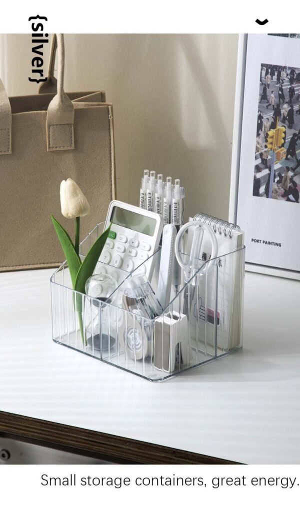 Elegant PET Desk Organizer Trays: Stylish and Practical Office & Vanity Storage! - Image 9