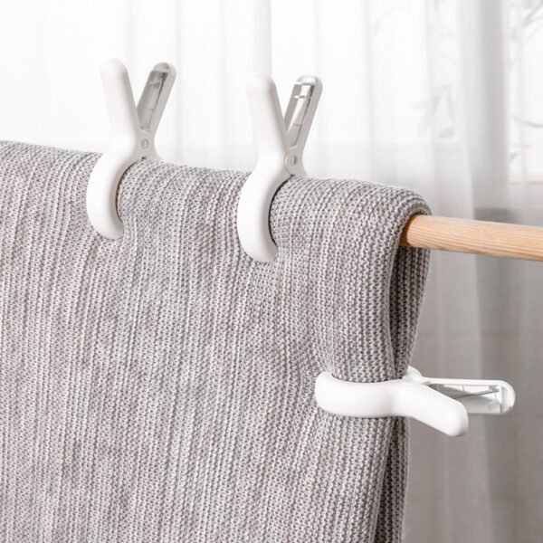 Heavy - Duty Anti - Wind Plastic Clips for Bedding and Clothing Drying - Large Sizes Available - Image 2